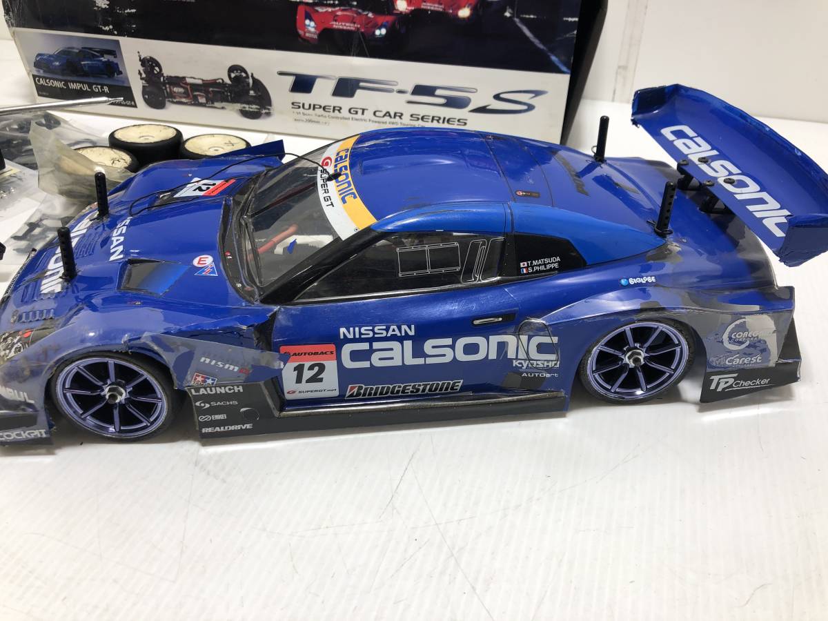 京商 TF-5S カルソニック インパル GT-R 未組み立て新品 TF-5S 京商 Yahoo!オークション - 0 ラジコン CALSONIC NISSAN GT-R