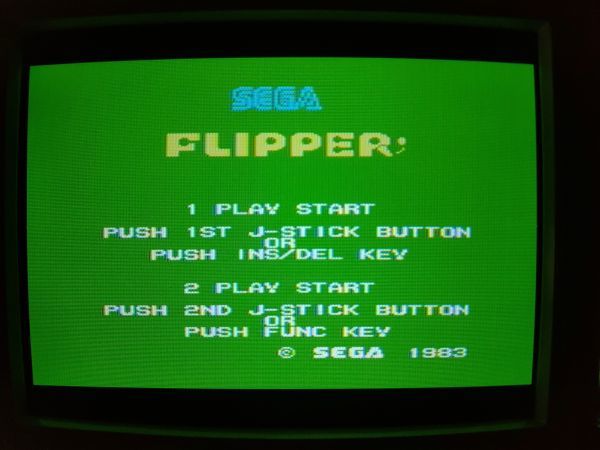 箱有・動作品・カートリッジ】セガフリッパー SEGA FLIPPER SEGA SC