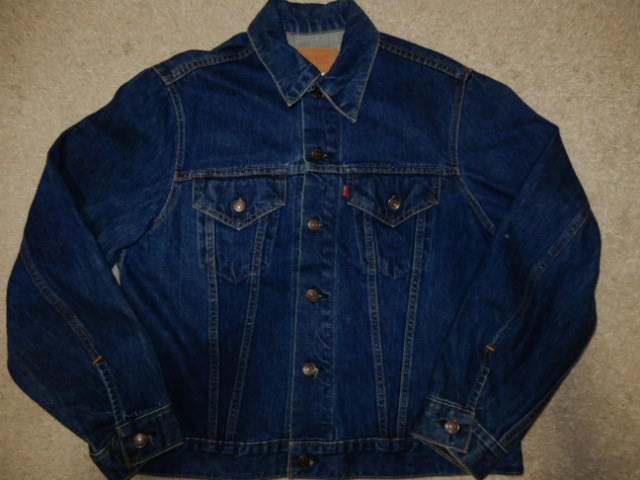 70's LEVI'S 濃紺 44 size 70505 e デニム リーバイス 4th ビンテージ