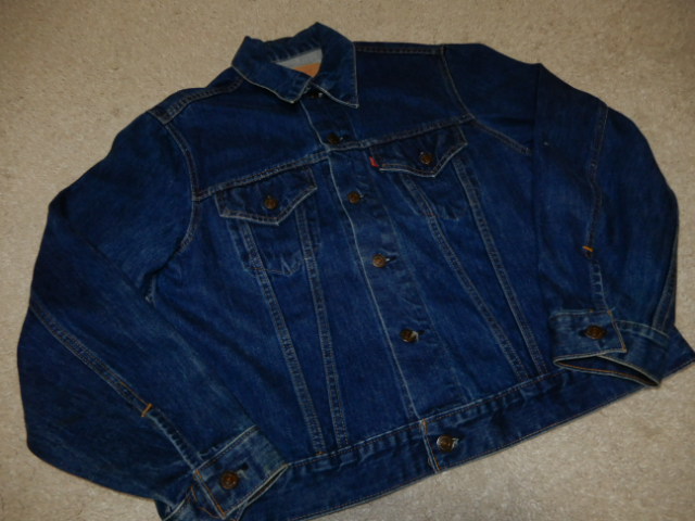 70's LEVI'S 濃紺 44 size 70505 e デニム リーバイス 4th ビンテージ
