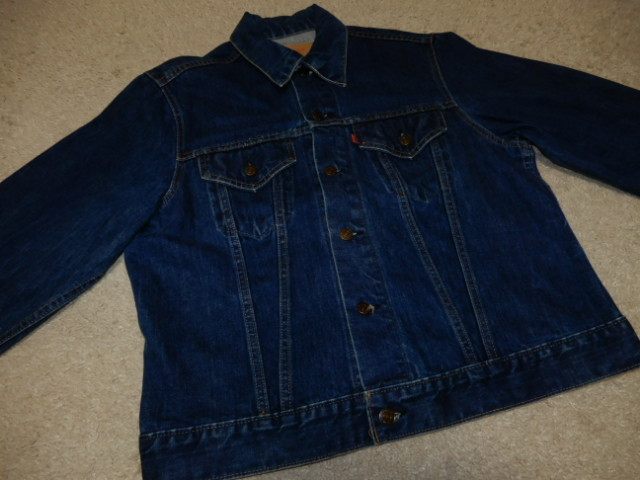 70's LEVI'S 濃紺 44 size 70505 e デニム リーバイス 4th ビンテージ