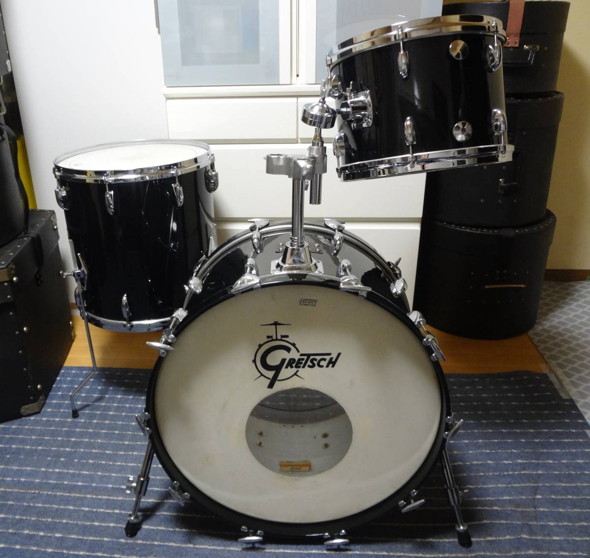 GRETSCH(グレッチ）22"+16"+13" ３点セット ファイバーケース付き