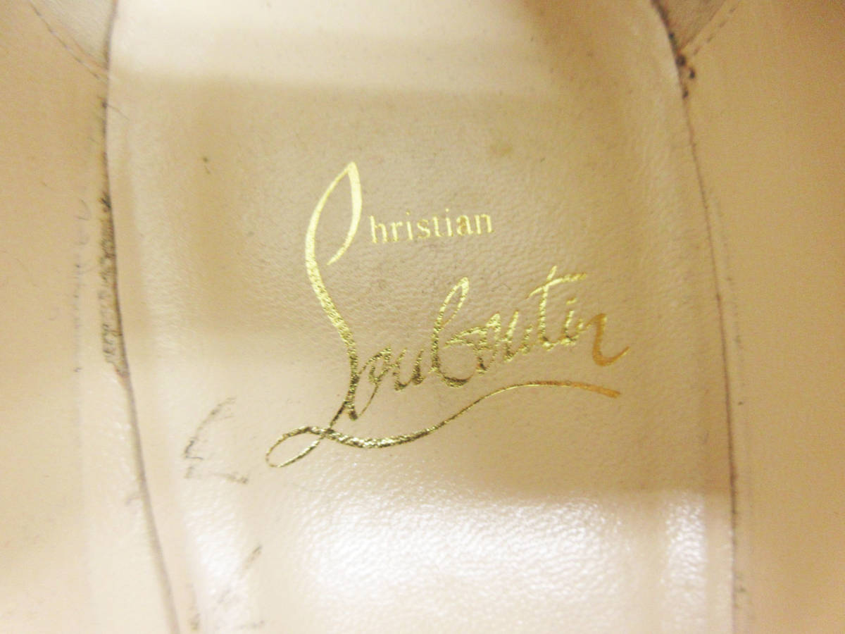KM-2893《ピンヒール》Christian Louboutin/クリスチャンルブタン★36 1/2★イタリア製★パンプス★エナメル レザー★レディース★ Christian | Louboutin&frasl;クリスチャン FOLLIES ルブタン公式 アイコニックパンプス