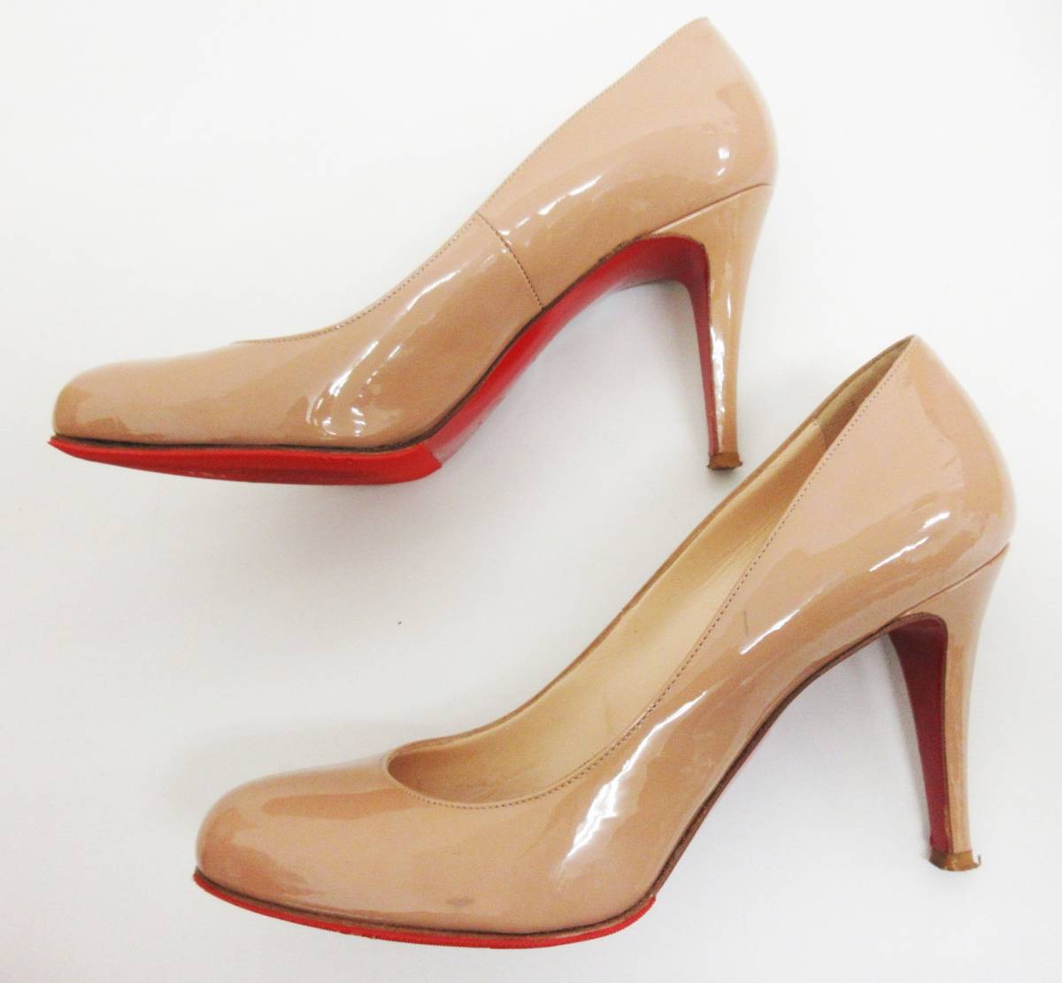 KM-2893《ピンヒール》Christian Louboutin/クリスチャンルブタン★36 1/2★イタリア製★パンプス★エナメル レザー★レディース★ Christian | Louboutin&frasl;クリスチャン FOLLIES ルブタン公式 アイコニックパンプス