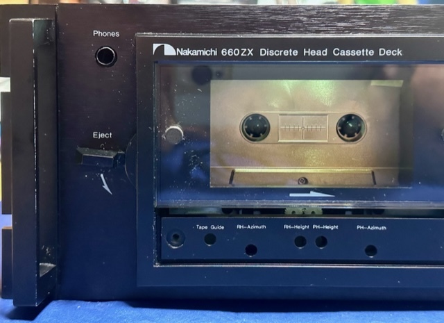 Nakamichi ナカミチ 独立３ヘッド３モーターカセットデッキ model 660ZX 動作良好品　 おまけ：Owner's Manual & Service Manual Special 