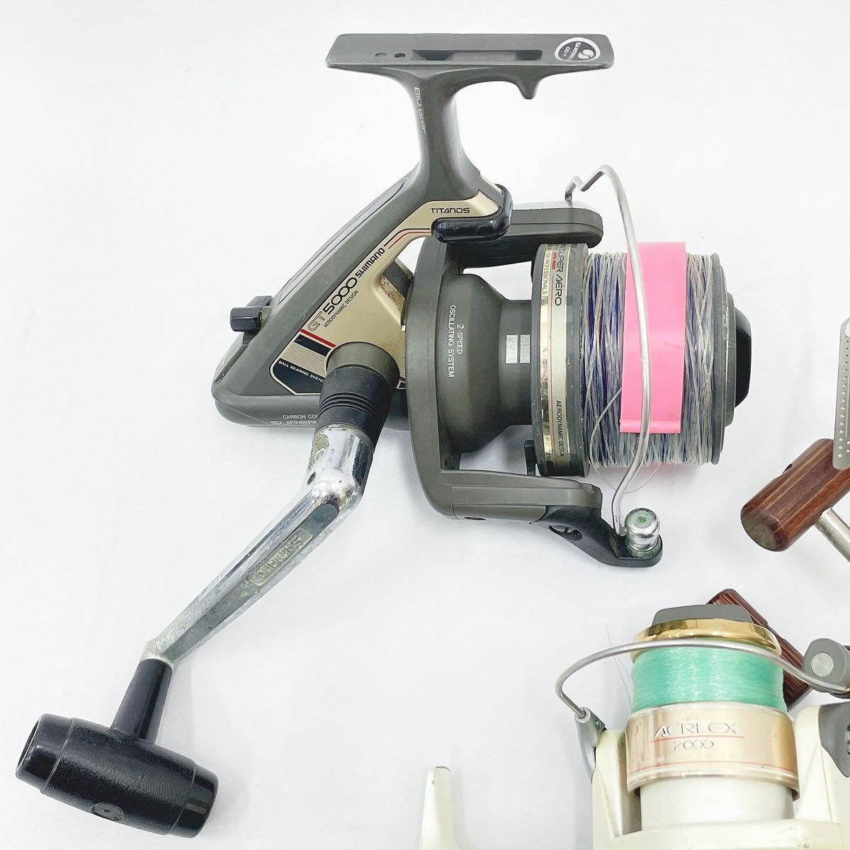 リール GT5000 リール 5点 まとめて SHIMANO シマノ GT5000 スーパーAERO/ツウィン
