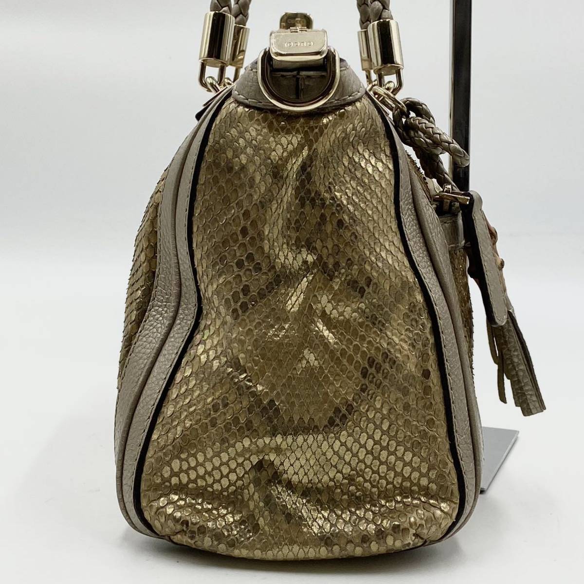 1円【幻の逸品/極美品】GUCCI グッチ ベラ 2way トートバッグ  