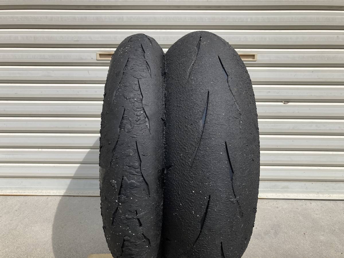大得価，限定セール ブリヂストン BATTLAX RACING R11 F. 120/600R17 R. 180/640R17 レース用 タイヤ1セット ST600指定タイヤ(オンロード)｜売買されたオークション情報、yahooの商品情報をアーカイブ公開 - オークファン オンロード