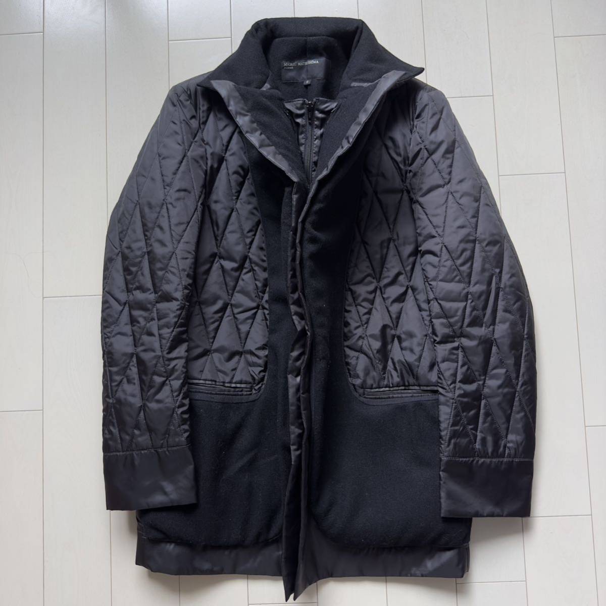 Rare MASAKI MATSUSHIMA 1990s quilting sponge gimmick switch jacket 
