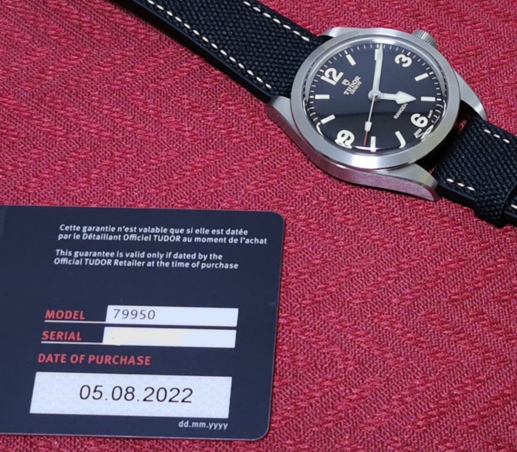 TUDOR RANGER チューダー チュードル レンジャー 79950 未装着 美品 SS