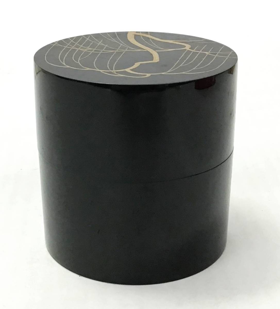 輪島塗 蒔絵師 鈴谷鉄五郎 茶道具 棗 茶筒 金彩 鐵五郎 漆器 漆芸 共箱