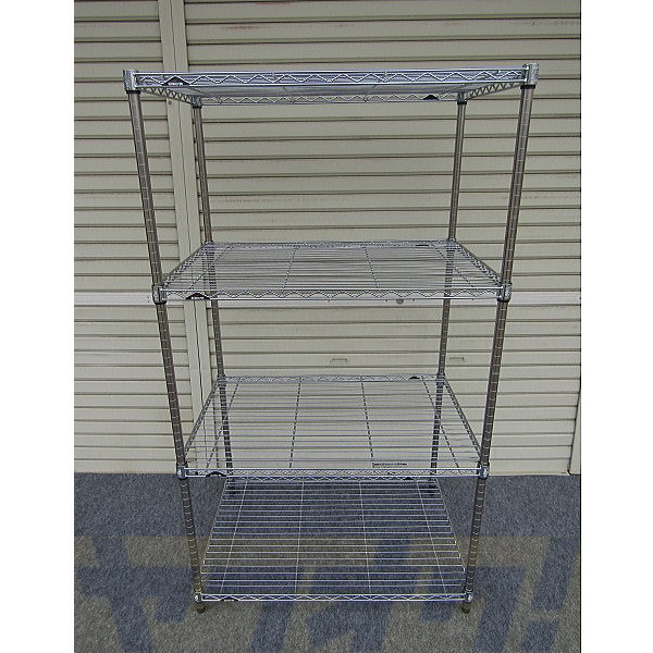 ERECTA【中古】W900×D600×H1590 ホームエレクター 4段 メタルラック