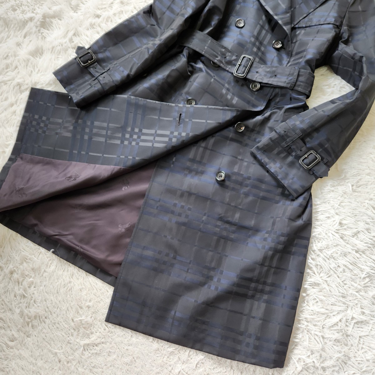 大きいサイズ バーバリー ロンドン【極美品 シルク混 サイズ44 3L 