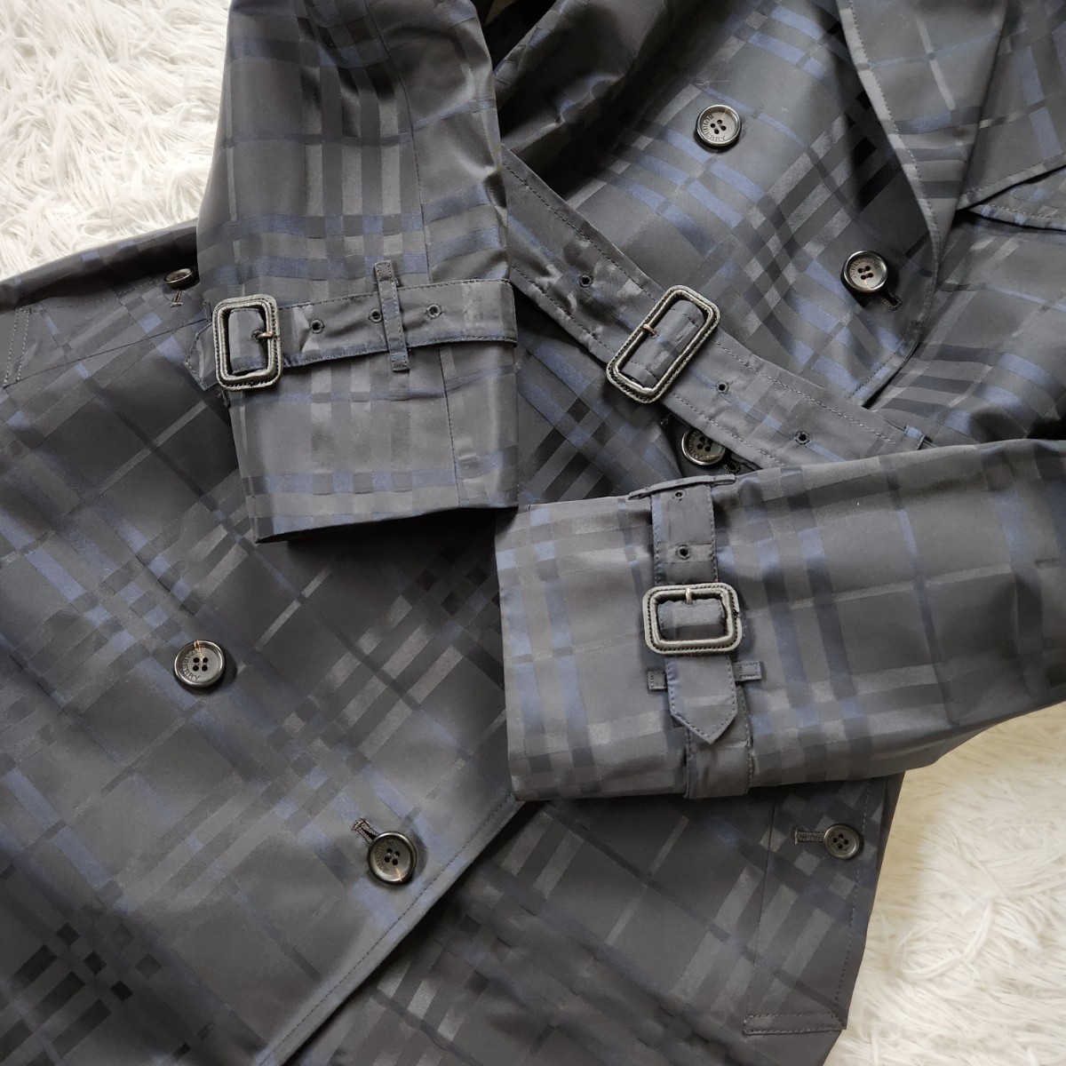 大きいサイズ バーバリー ロンドン【極美品 シルク混 サイズ44 3L 