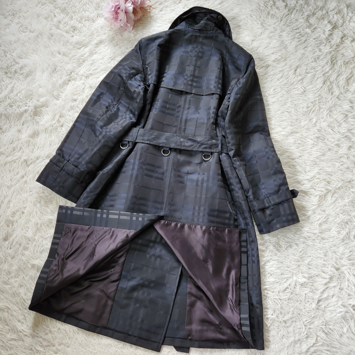 大きいサイズ バーバリー ロンドン【極美品 シルク混 サイズ44 3L 