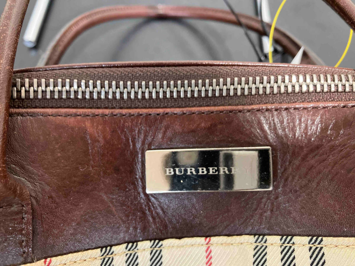 BURBERRY バーバリー ミニボストンバッグ ハンドバッグ チェック