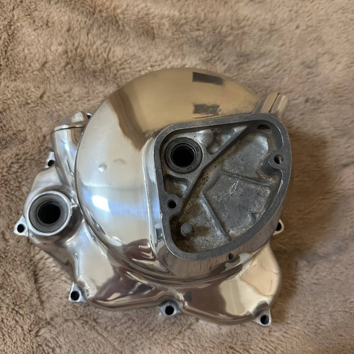 HONDA CB400FOUR クラッチカバー ホンダ [M-250401-18] ☆美品 純正☆ cb400four クラッチカバー 鏡面仕上げ 未使用品 cb400f