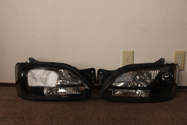 レガシィ BH5 BE5 後期 HID 加工 ヘッドライト インナーブラック