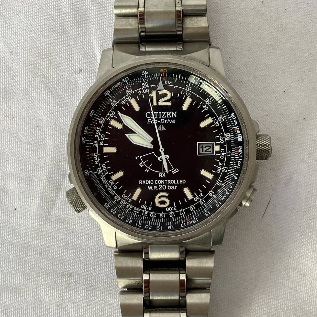 □【1円スタート】CITIZEN シチズン プロマスター H411-T003745 チタン 