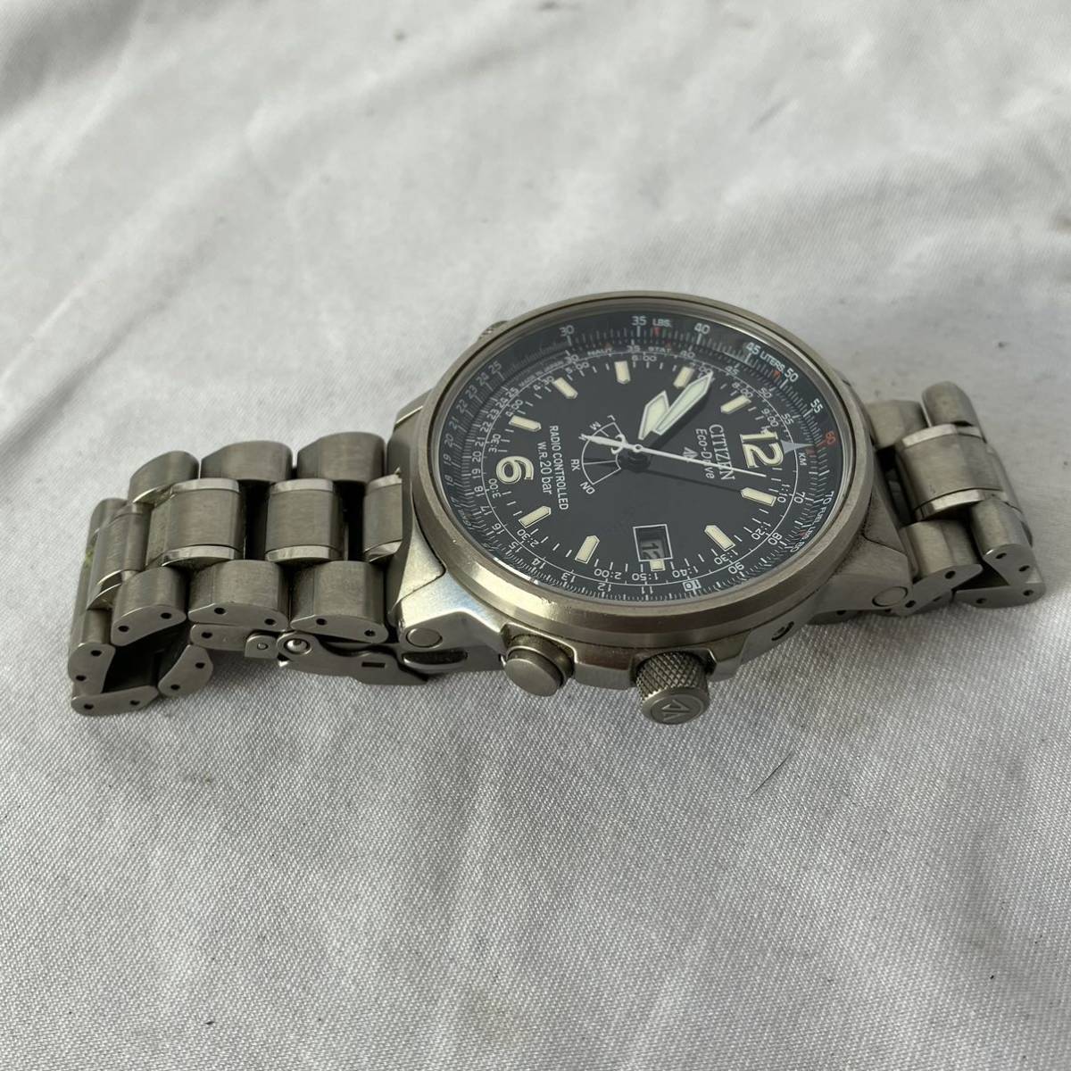 □【1円スタート】CITIZEN シチズン プロマスター H411-T003745 チタン 