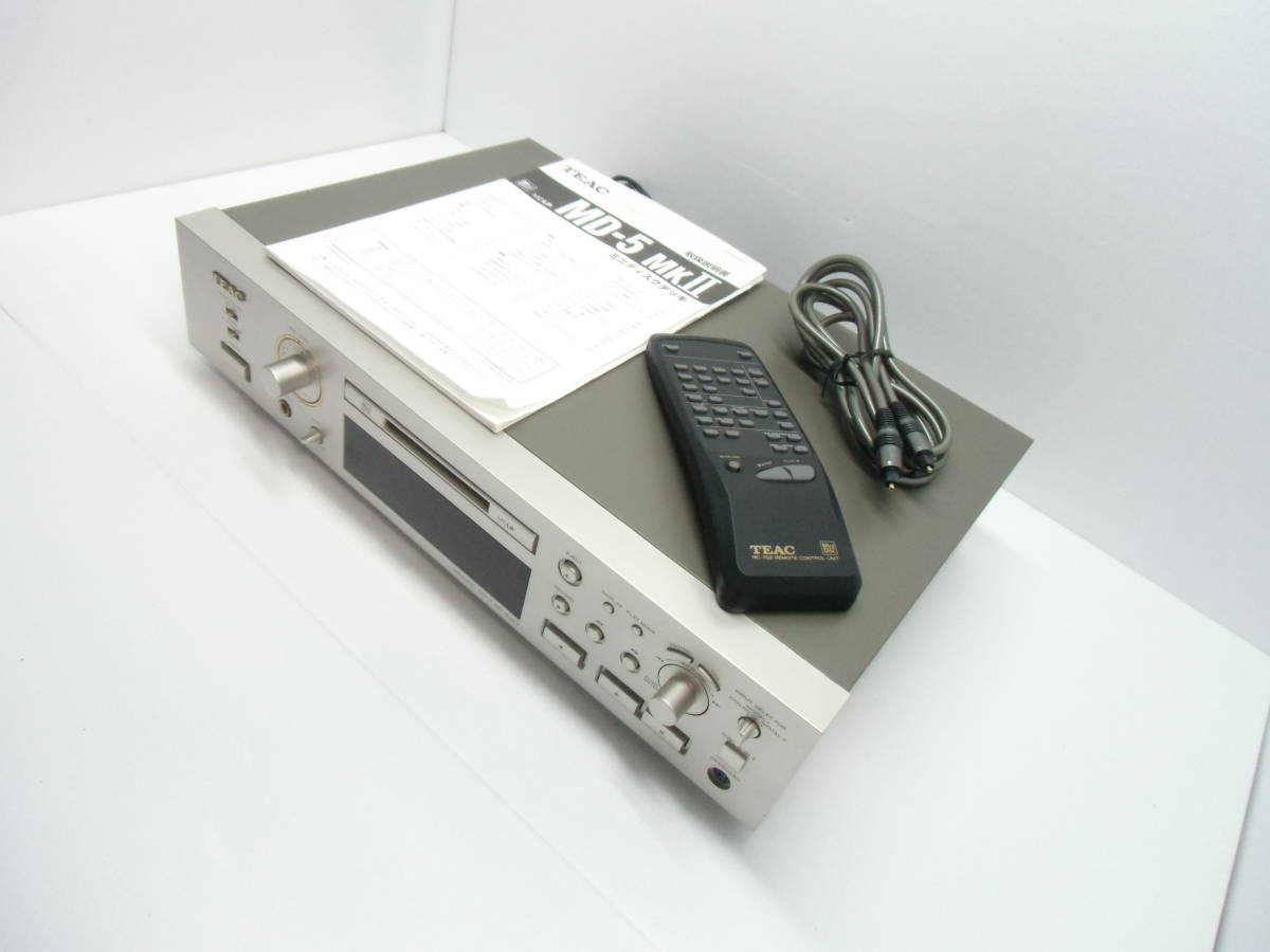 TEAC MD-5 MDレコーダー 2025年最新TEAC DECK☆TEAC⁄ティアック☆MD-