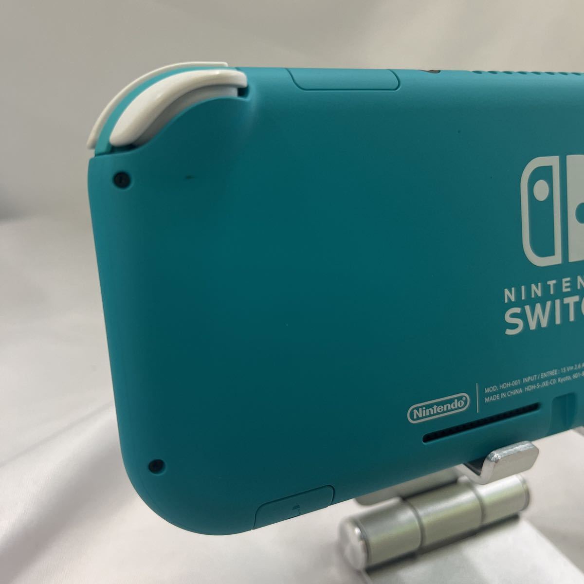 ①Nintendo Switch liteターコイズ本体 箱 ACアダプタ ケース付き