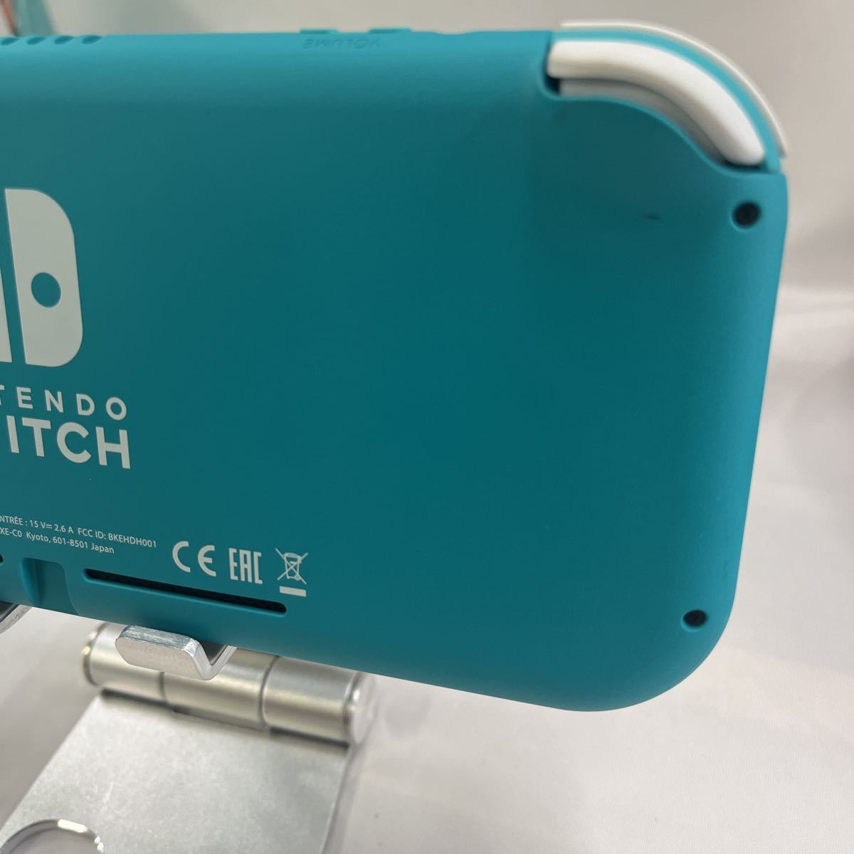 ①Nintendo Switch liteターコイズ本体 箱 ACアダプタ ケース付き