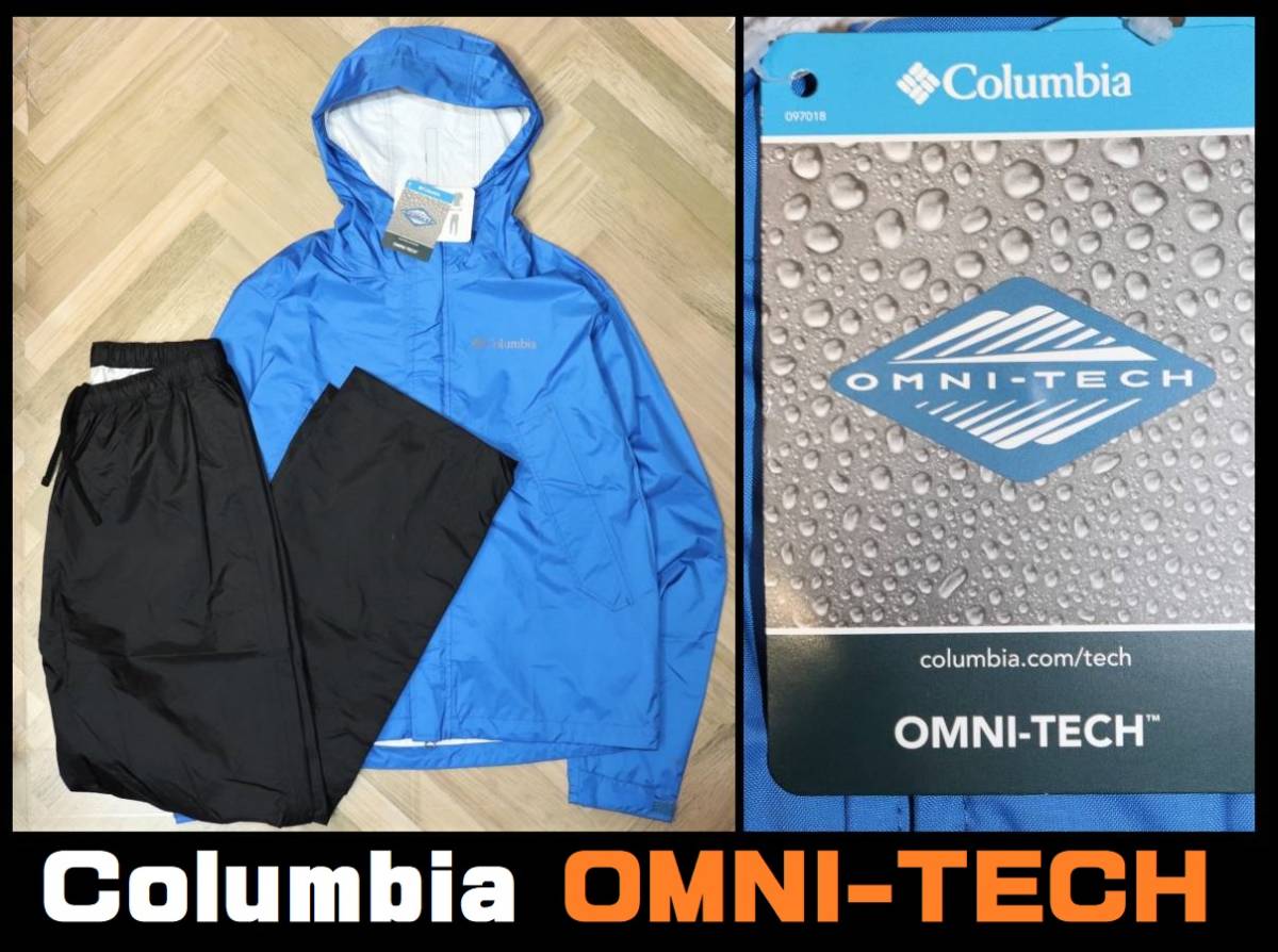【お買い得】 メンズ Mサイズ Columbia omni-tech レインスーツ コロンビア 雨具 セパレート 上下 アウトドア 青(コロンビア)｜売買されたオークション情報、yahooの商品情報をアーカイブ公開 - オークファン コロンビア