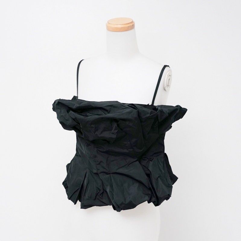 TG4000#未使用*23SS*定価19，800円*プランク プロジェクト*ボリュームタフタビスチェ*レイヤード*F*ブラック