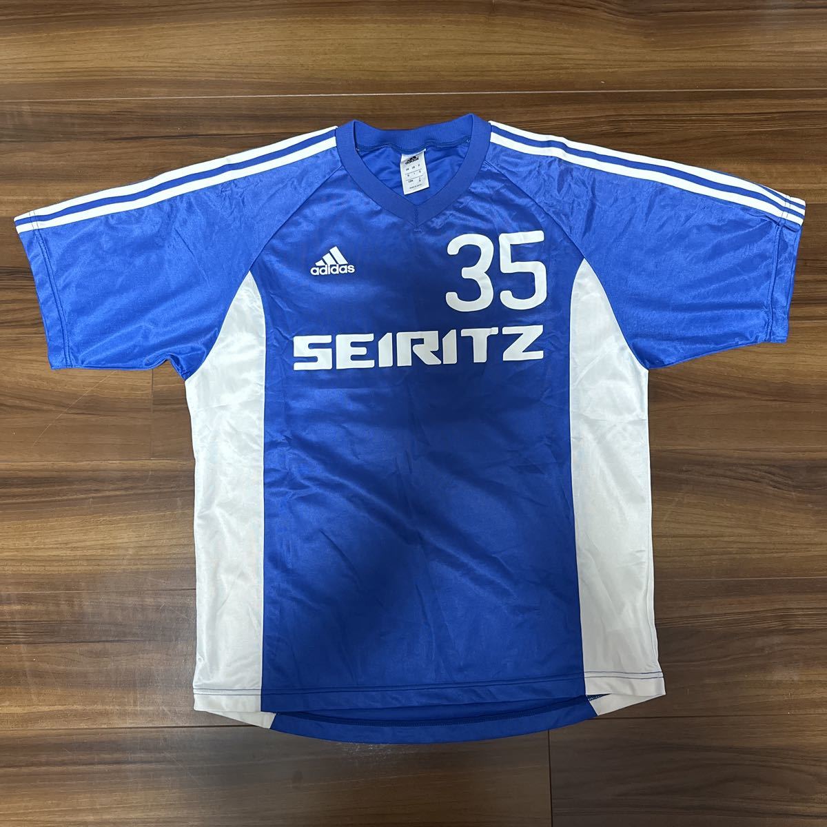 アディダス ACミラン 98-98 ユニフォーム S 刺繍ロゴ 半袖 イタリア製