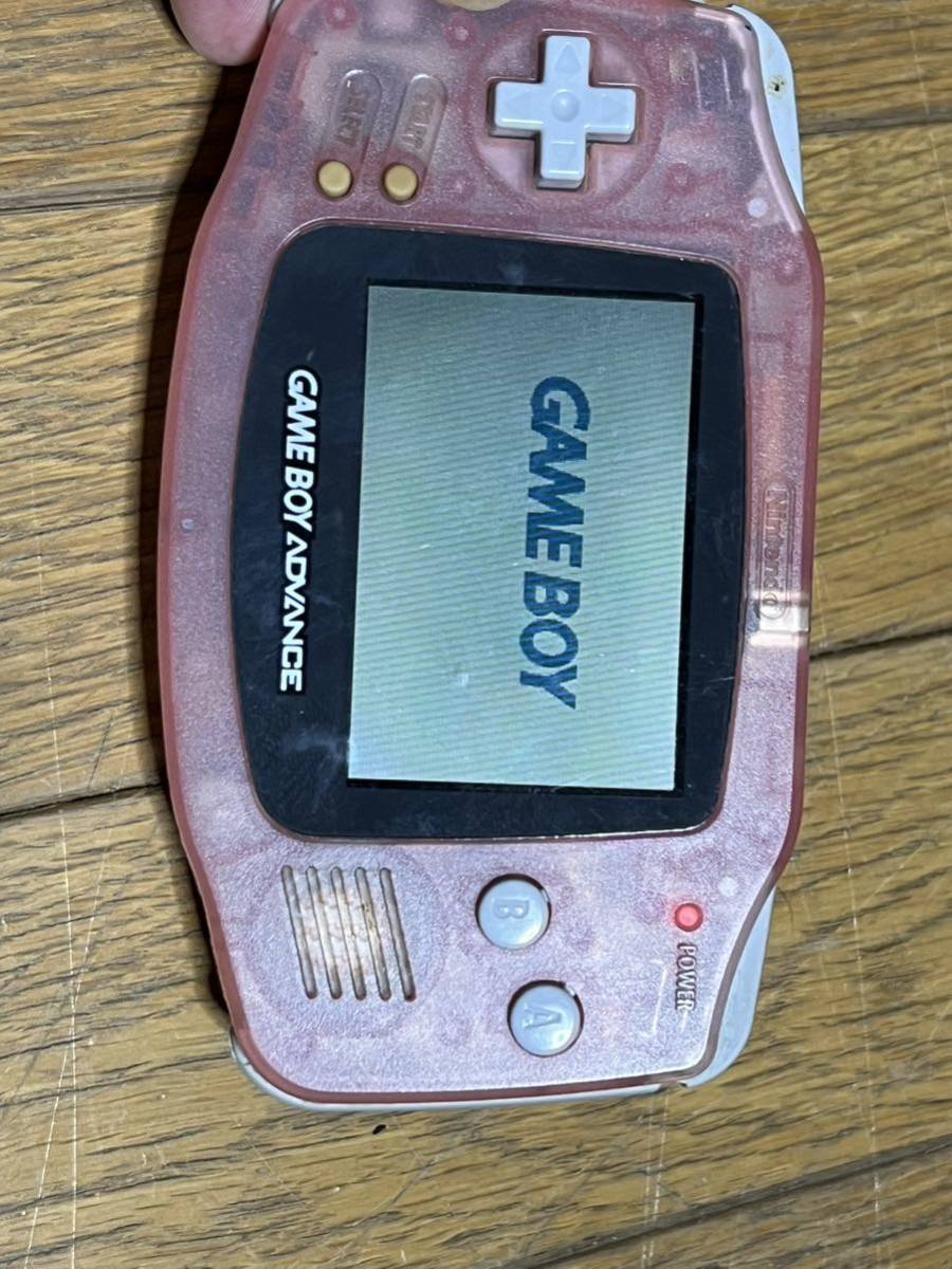 動作品 ニンテンドー ゲームボーイ アドバンス 本体 AGB-001 ミルキー