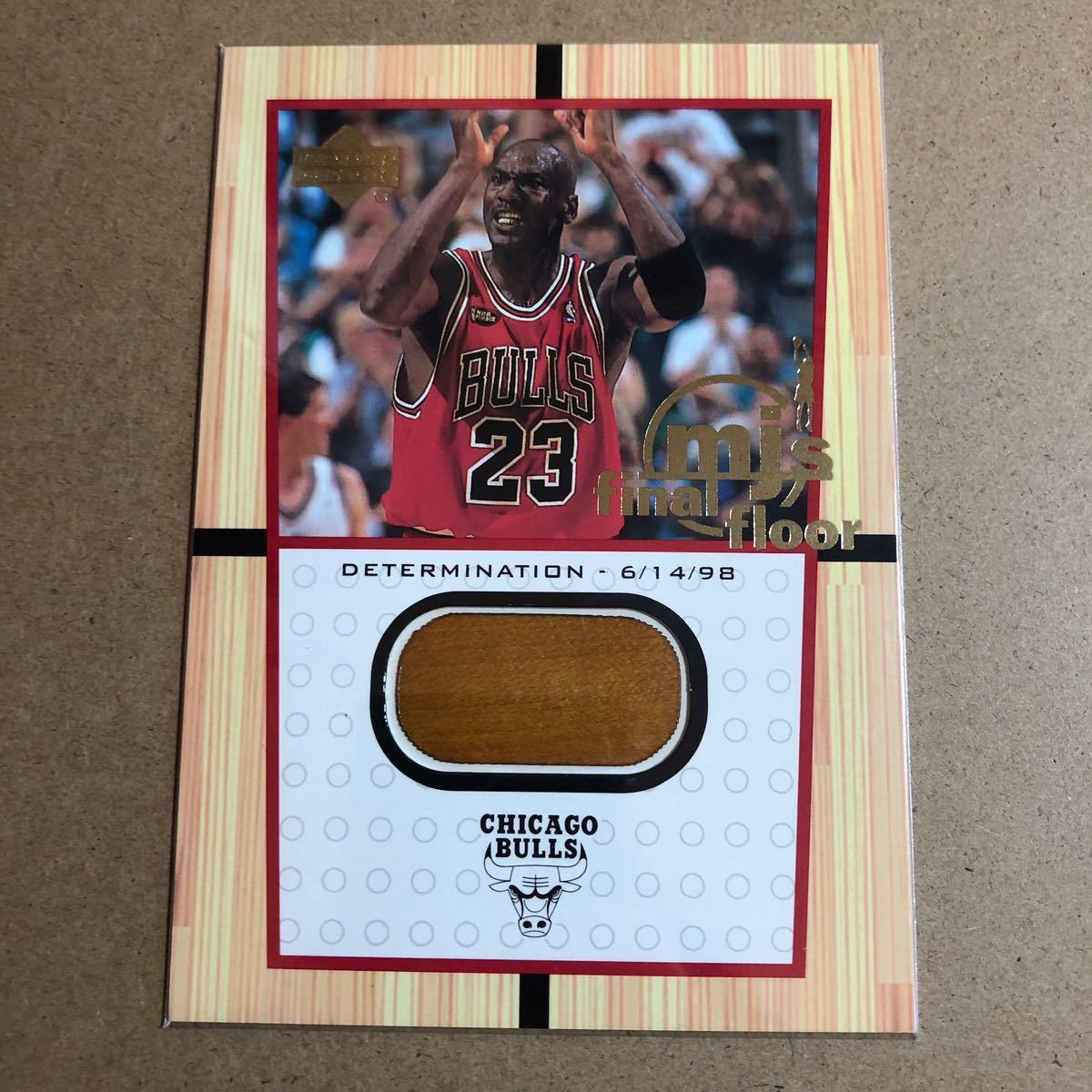 Upper Deck Jordan Michael Jordan 1999-00 Upper Deck MJ's Final Floor JUMBO #FF3 Bulls マイケルジョーダン　フロアカード　シカゴブルズ　NBAカード