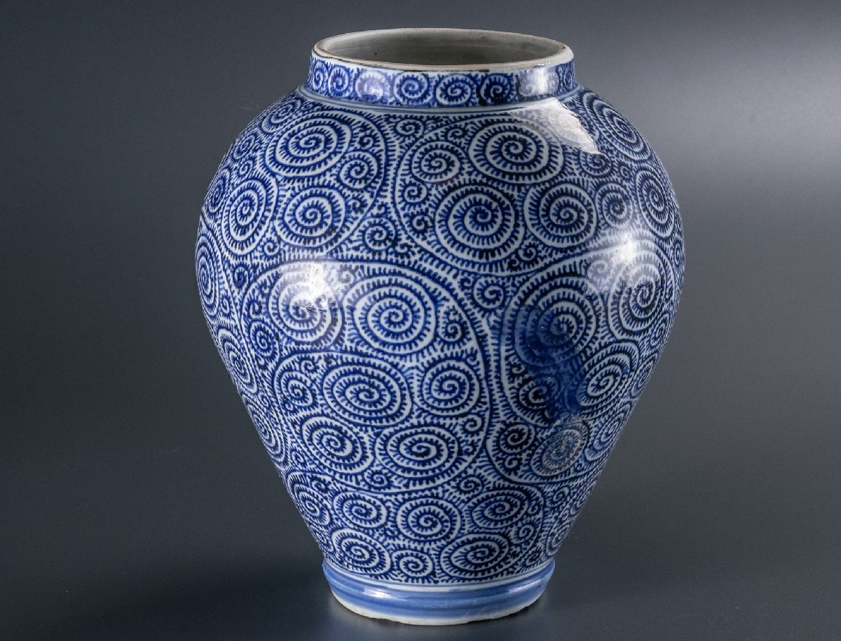 中国骨董 古美術 清朝青花草無花果紋 壷 【公式通販】