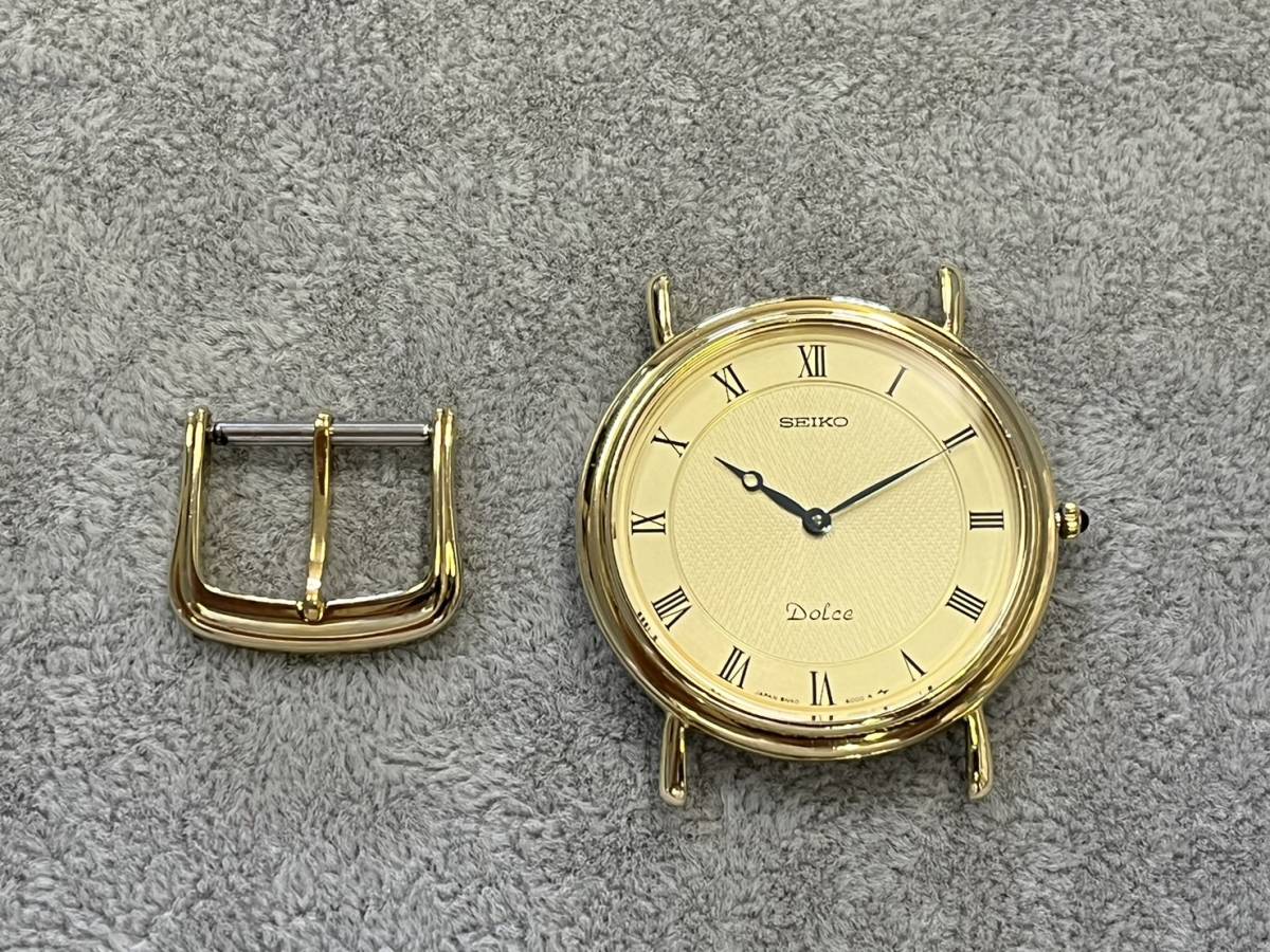 ☆動作品☆SEIKO Dolce 8N40-6000 14K セイコー ドルチェ クオーツ 