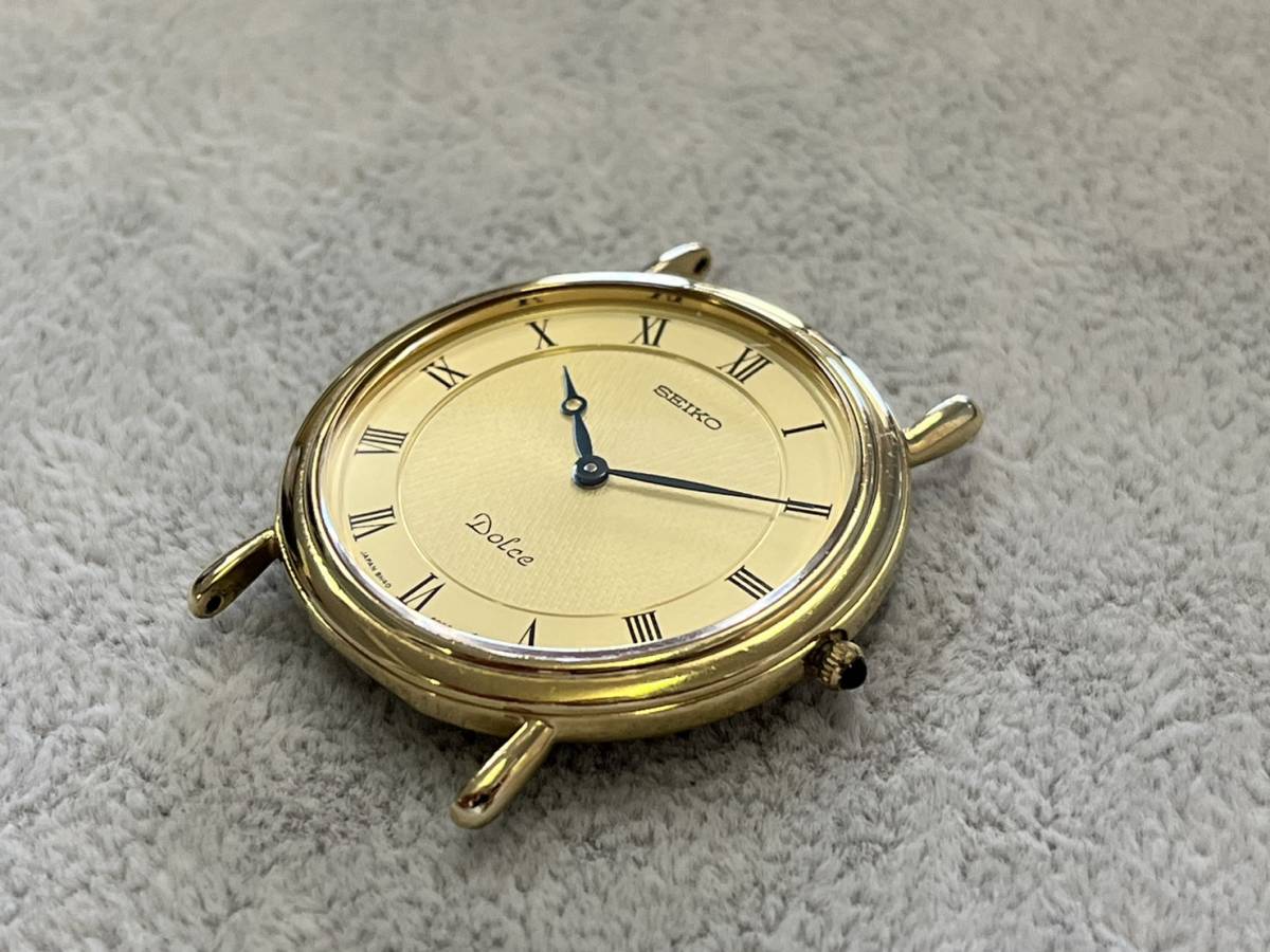 ☆動作品☆SEIKO Dolce 8N40-6000 14K セイコー ドルチェ クオーツ 