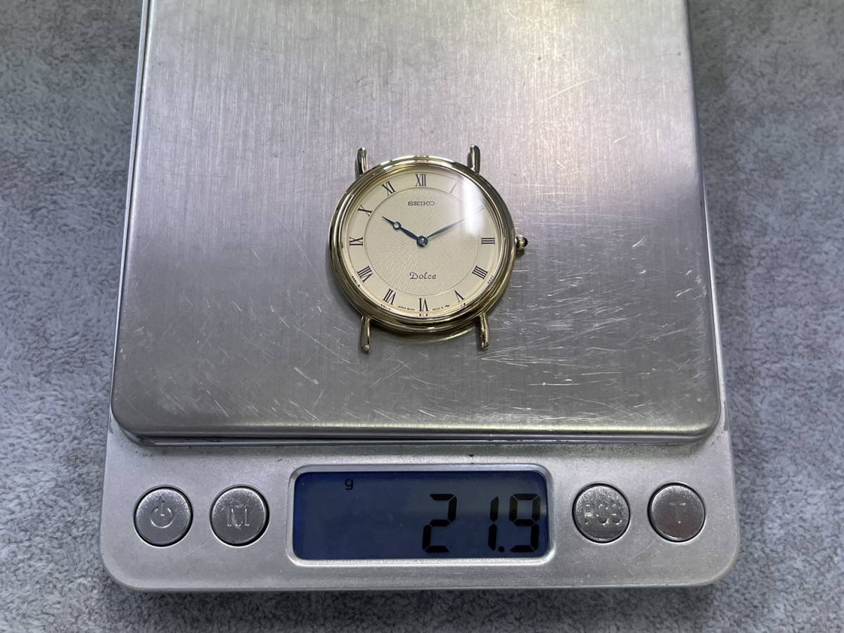 ☆動作品☆SEIKO Dolce 8N40-6000 14K セイコー ドルチェ クオーツ 