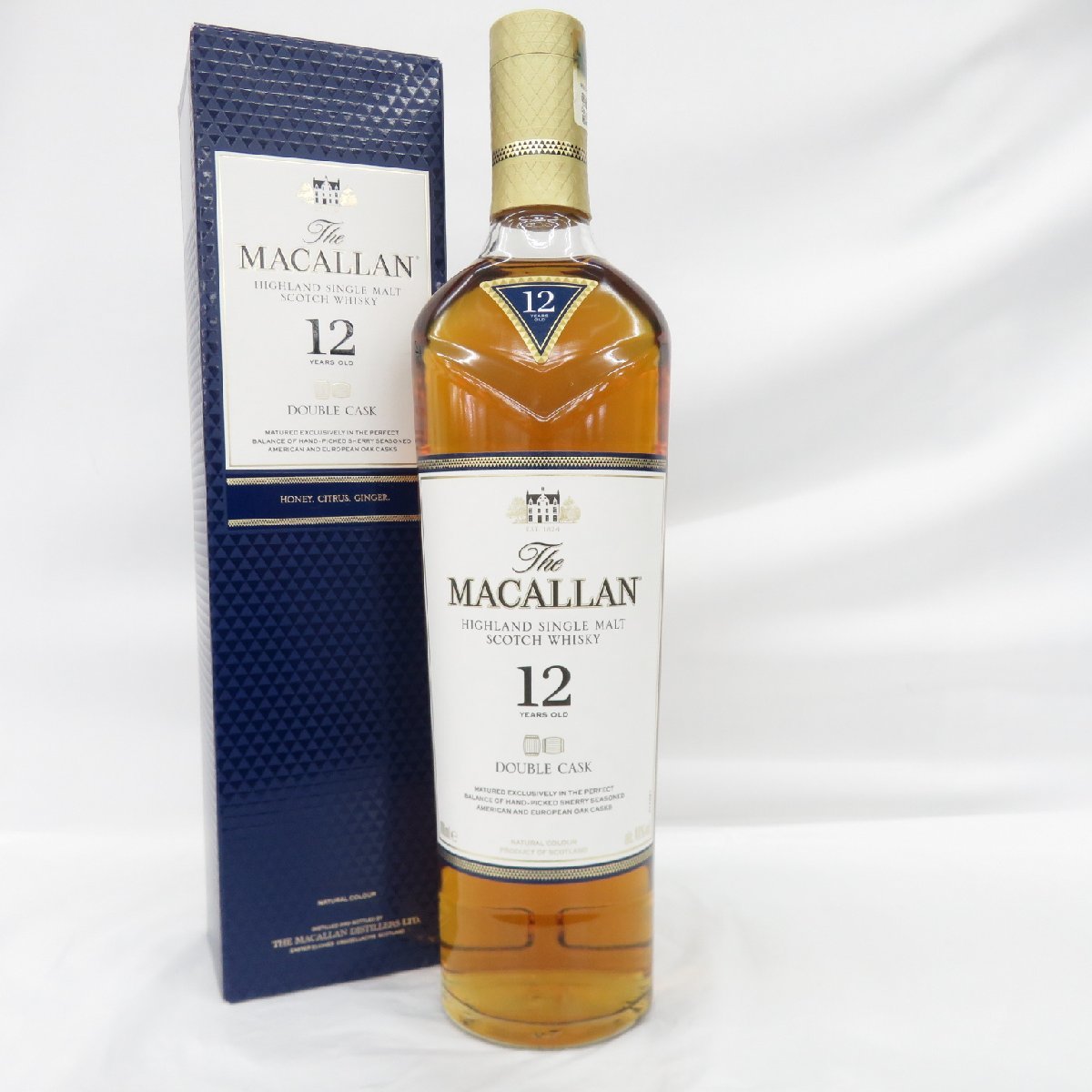 未開栓】The MACALLAN ザ・マッカラン 12年 ダブルカスク ウイスキー