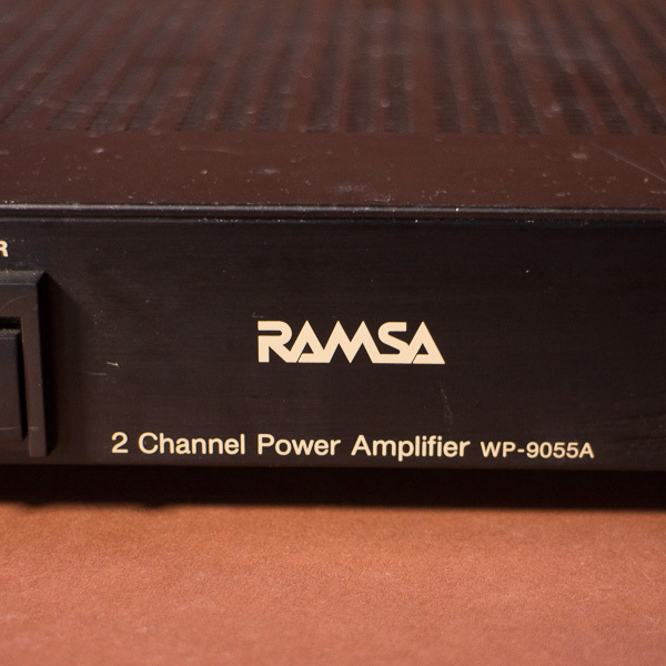 ナショナル 2チャンネルパワーアンプ WP-9055A RAMSA WP-9055A ラムサ