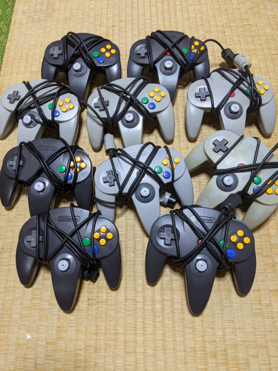 ニンテンドー64 コントローラー 10台 ジャンク扱い ジャンク 任天堂 64