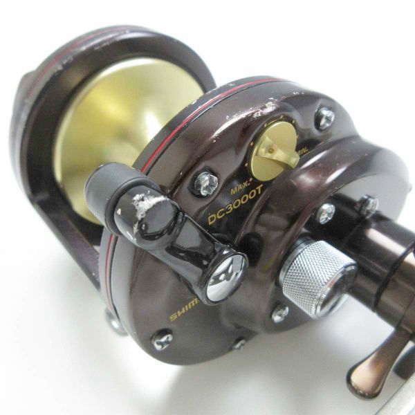 シマノ 3000T 海魂 釣武者 パワーハンドル 石鯛 DC ジャンク ／管理 海
