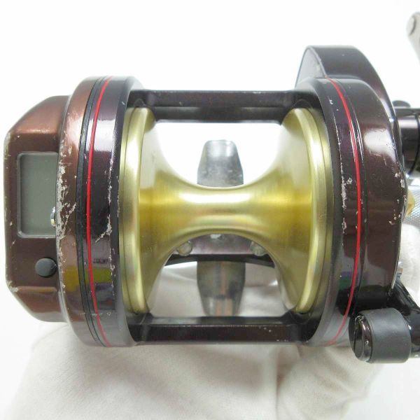 シマノ 3000T 海魂 釣武者 パワーハンドル 石鯛 DC ジャンク ／管理 海