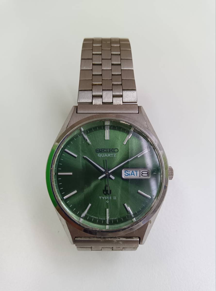 SEIKO TYPE2 セイコー タイプ2 腕時計 7546-8190 ベルト純正 2608の
