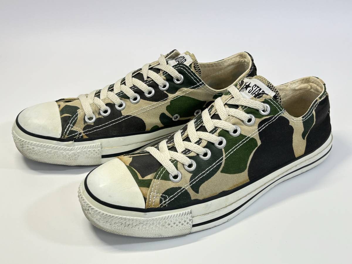 90s USA製 CONVERSE ALL STAR 83 CAMO コンバース オールスター 83カモ US8.5 27cm