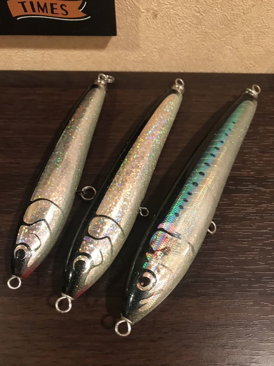 キハダ、ヒラマサ トップウォーター 5点セット ケース付き