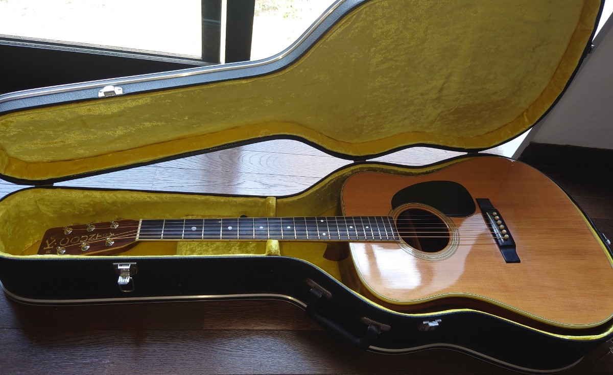 【K.Country HC-500】アコースティックギター 本体のみ k.country HC-500 ビンテージアコースティックギター ハードケ━ス付き