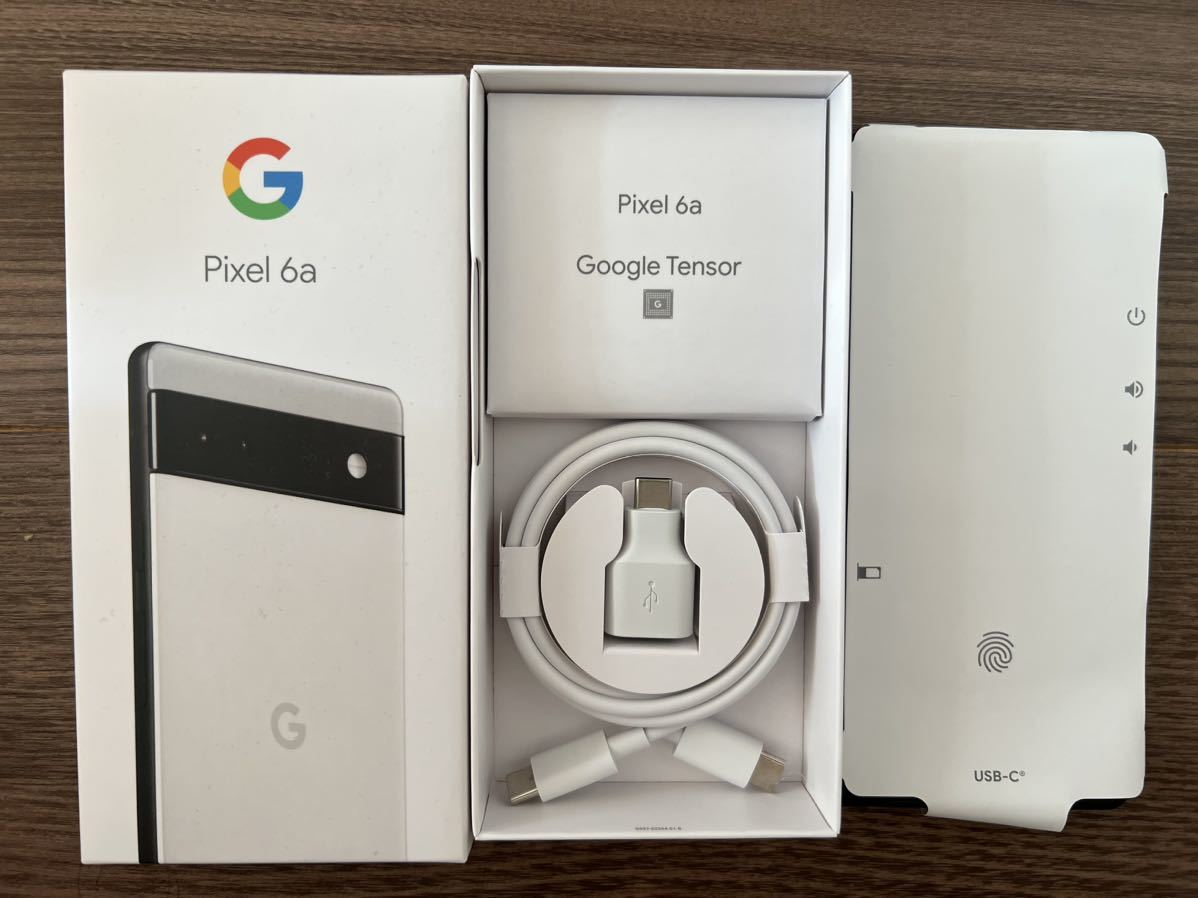 新品未使用】Google Pixel6a 128 GB SIMフリー 白 新品同様 SIMフリー