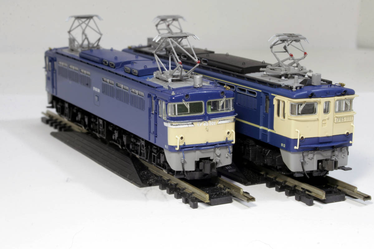 EF65 501加工品 ジャンク 加工 TOMIX EF65 501 一般色 KATO EF651000 PF 2両まとめて