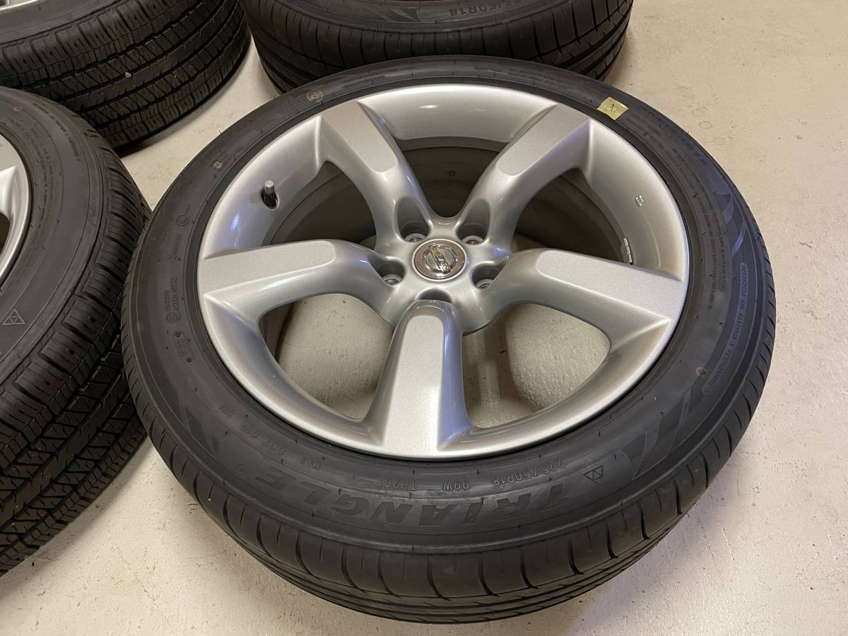 日産 Z33 後期 純正アルミ ホイール 8.0Jx18 +30 2本 8.5Jx18 +33 2本 