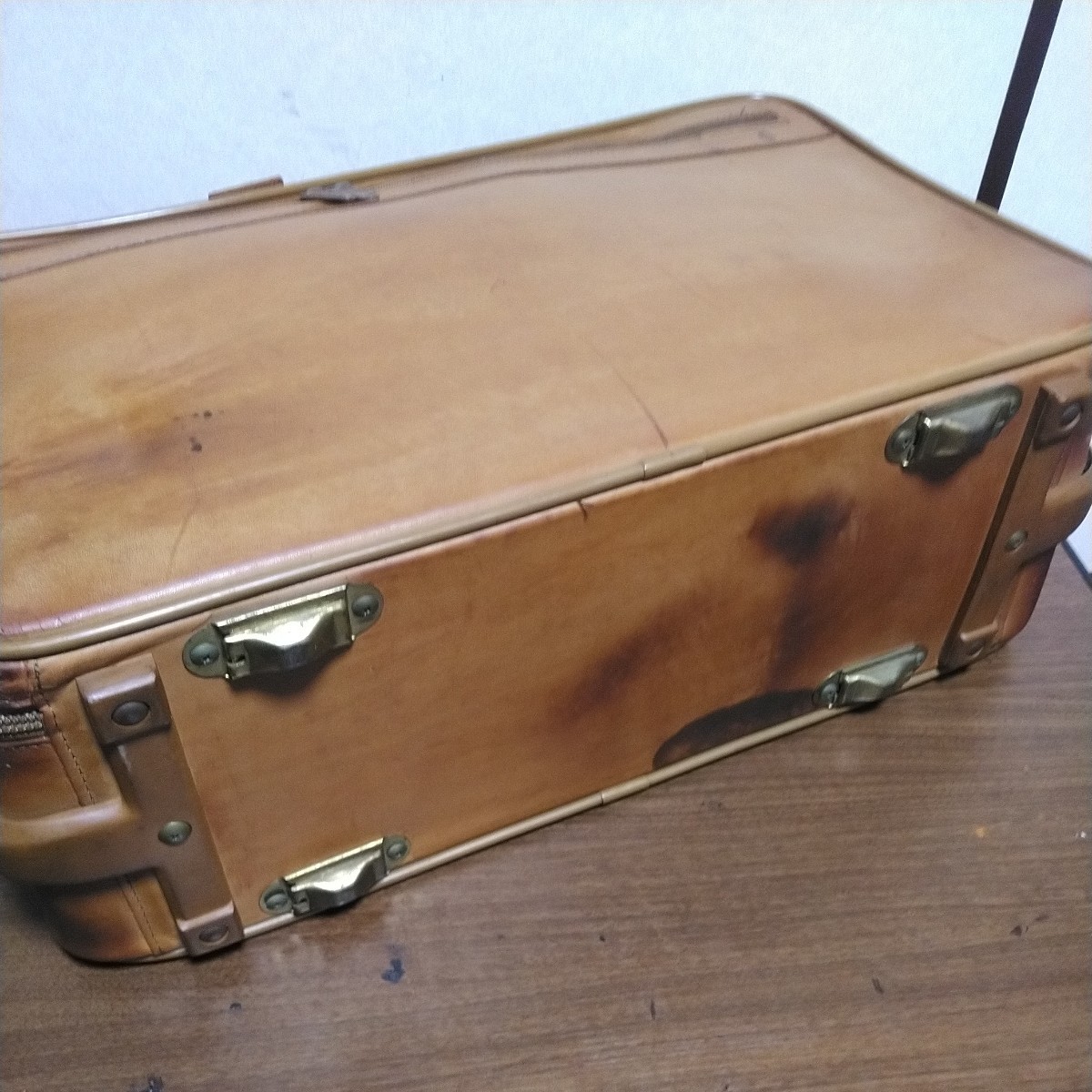 良品 hartmann ヌメ革 トランクケース 旅行鞄 ハワイ購入品(スーツ