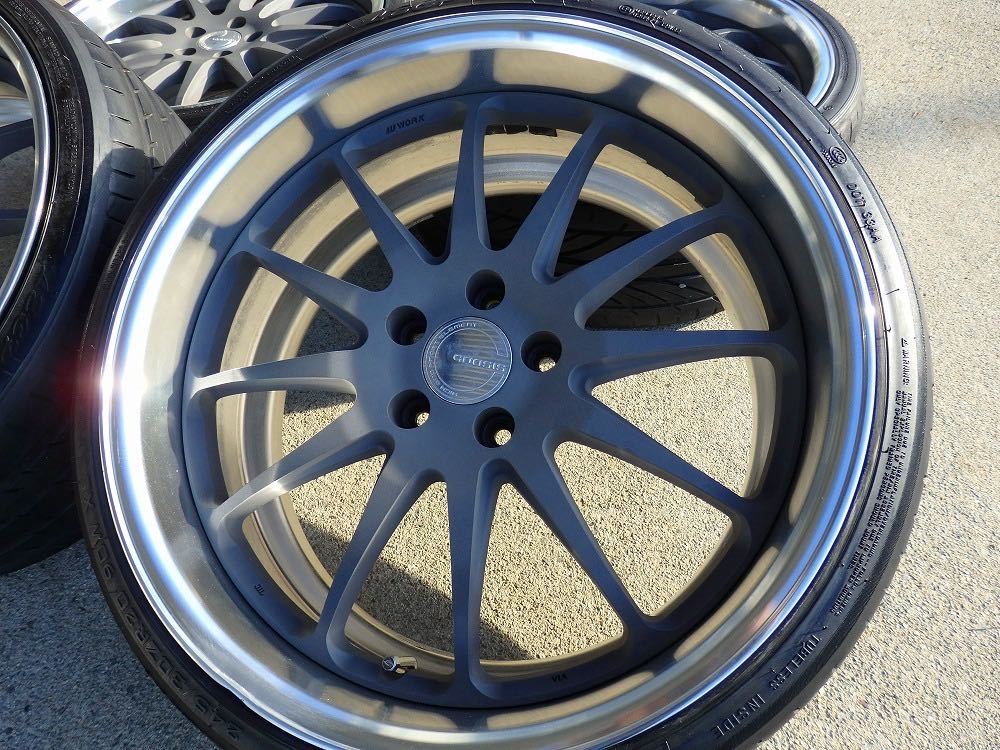 美品深リム WORK グノーシスHS201 クラウン フーガ マークX